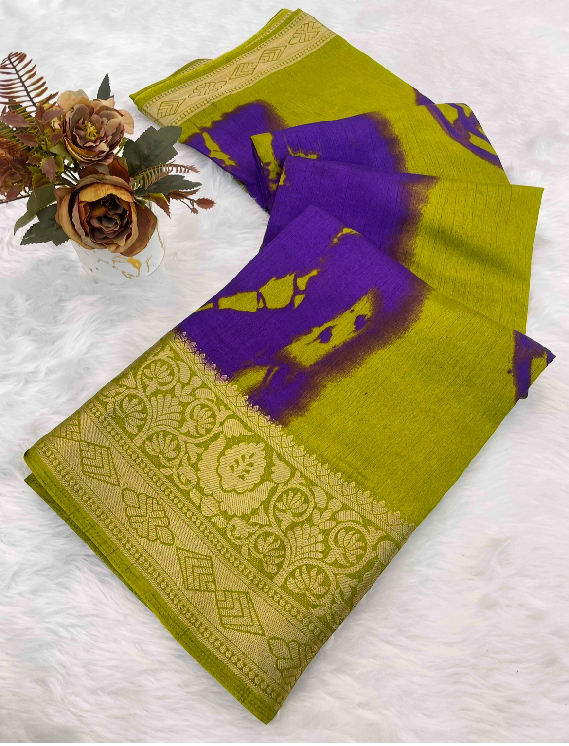Designer Freehand Saree 10